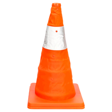 TRENY 折疊伸縮三角錐, 70cm, 1個