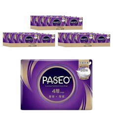 PASEO 精巧手帕紙 4層, 38張, 24包