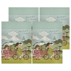 德德小品集 硫酸紙素材本 15歲以上 100張, 綺境森林, 4本