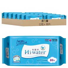 康乃馨 Hi-water 水濕巾, 1入, 12包