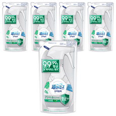 febreze 風倍清 抗菌Plus 織物除臭劑 清新香氣 補充包, 320ml, 5個