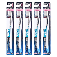 LION 獅王 Systema 細潔 小巧四柱軟毛牙刷, 5支, 1支