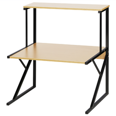 Cotton Field 棉花田傢飾 歐德 梯型置物架, 木紋色, 3層