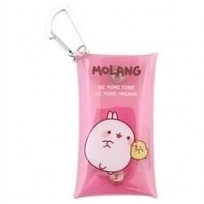 MOLANG 萌浪兔 透明鑰匙包