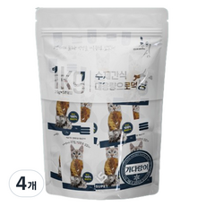 초심 고양이 통살 간식 50p, 가다랑어, 1kg, 4개