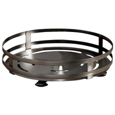 西格傢飾 調味料置物架 360度旋轉收納 烤漆碳鋼材質 防鏽耐用 強力承重 廚房/客廳/浴室收納, 1個, 經典黑