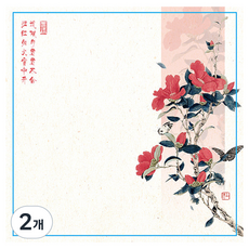 Laventia 花卉古風韓紙, 類型1, 200個