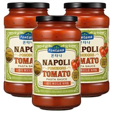 폰타나 나폴리 뽀모도로 토마토 파스타소스, 600g, 3개