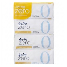 Pure Cotton 纯棉美人 Zero系列 護墊 加長型 4包, 18cm, 160片, 1組