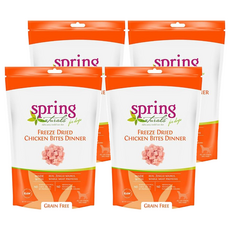 spring 曙光 全齡犬 無穀凍乾生食餐-雞肉, 71g, 4包