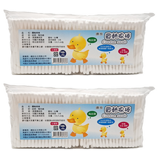 D&T 德技生化 圓軸棉花棒, 600支, 2組