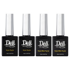 Deli Beauty 完美封層膠 10ml + 霧面封層膠 10ml, 單一顏色, 2個