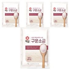 CJ BEKSUL 白雪 CJ烤鹽, 1kg, 4個