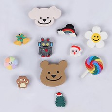 페이퍼플레인키즈 신발 꾸미기 캐릭터 장식 액세사리 파츠 11종 세트