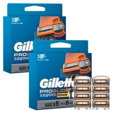 Gillette 吉列 2024ProGlide電動刮鬍刀頭, 8入, 2組