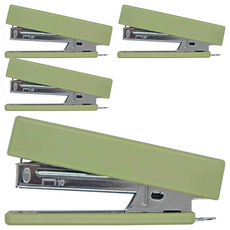 PENROTE 筆樂 森林色釘書機 KC7474, 綠色, 4個