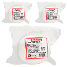 Mr.Baking 圓型蒸籠紙 80mm 3吋 有孔, 1000片, 3包