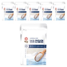 五千年之謎 中顆粒天日鹽, 500g, 6個