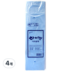 하이팩 야채봉투 3호 청 80p, 80개입, 4개