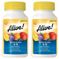 얼라이브 원스 데일리 포맨 멀티 비타민, 60정, 2개