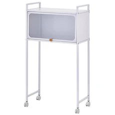 ikloo 宜酷屋 移動式掃地機器人置物架 55.5W x 28D x 104Hcm, 單一商品, 1個