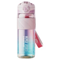 UPSTYLE 星耀運動水杯, 粉蘿輕藍, 1個, 680ml