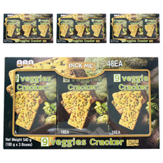 9種蔬菜餅乾, 4盒, 540g