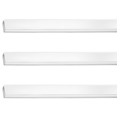 KM 方形電線槽 5號, 3入, 白色