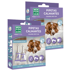 MEN FOR SAN 犬用天然草本抗壓鎮定滴劑 0573, 2份, 鎮靜, 2個