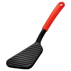 YAKI PARTY 耐熱多用途切割式煎鏟, 紅色 + 黑色, 1個