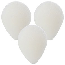 I'm Konjac 洗臉用海綿 小, 白色(純粹), 3個