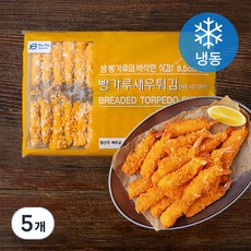 지엔씨푸드 빵가루 새우튀김 30미 (냉동), 360g, 5개