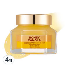 HOLIKA HOLIKA 蜂蜜油菜籽晚安面膜, 90ml, 4個