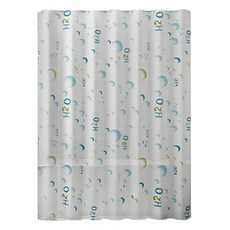 PEVA防水浴簾 附環, 水世界, 1個