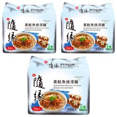 味丹 隨緣 素魷魚焿湯麵 100g, 15包