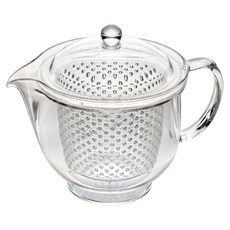 SALUS 佐藤金屬 透明茶壺 L, 白色, 480ml, 1個