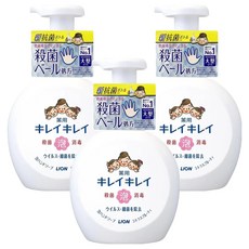 LION 獅王 趣淨 泡沫洗手慕絲 清新柑橘香, 500ml, 3瓶