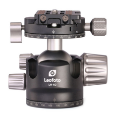 레오포토 볼헤드 파노라마 패닝 클램프, 1개, LH-40R+NP-60 (블랙+실버)