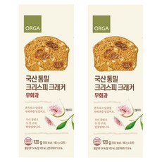 ORGA 全麥穀物脆片 無花果口味, 120g, 2盒