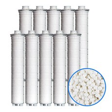 IOnpOLIS DAELIMBATH蓮蓬頭用替換除氯濾芯, 10入, 無香