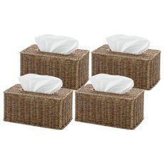 Nature Living 藤編衛生紙盒, 單色, 4個