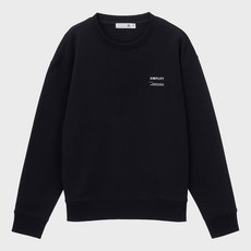 BASIC HOUSE 男款圖案刷毛大學T恤 LWTS7151