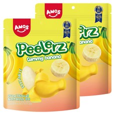 AMOS 阿摩司 Peelerz剝皮香蕉軟糖, 2包, 252g