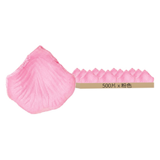 Yeonifactory 派對用玫瑰花瓣 500片, 1個, 粉色