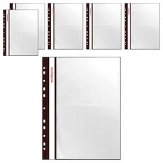 DaTaBanK 三田文具 11孔輕便軟質資料簿 A4 FX-11-30-49 黑色, 6本