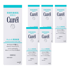Curel 珂潤 潤浸保濕輕質卸妝油, 150ml, 6瓶