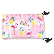 SassyDog 寵物服飾 冷感圍脖 火鶴, 粉紅色, 1件