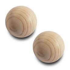 HINOKI ART 頂級扁柏圓形按摩球, 混合顏色, 2個