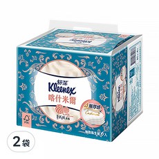 Kleenex 舒潔 喀什米爾四層抽取衛生紙, 90張, 6包, 2袋