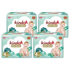 kindoh Oh! Slim 超薄黏貼型尿布 7~13kg, 第4階段, 120片
